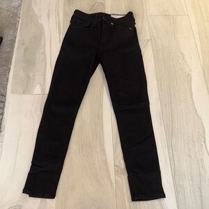 Rag and Bone Black Stretch Skinny Jean Size 23